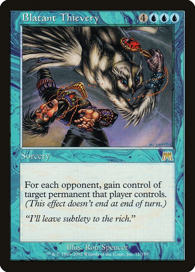 Image for Blatant Thievery (71) [Onslaught] - Magic: The Gathering