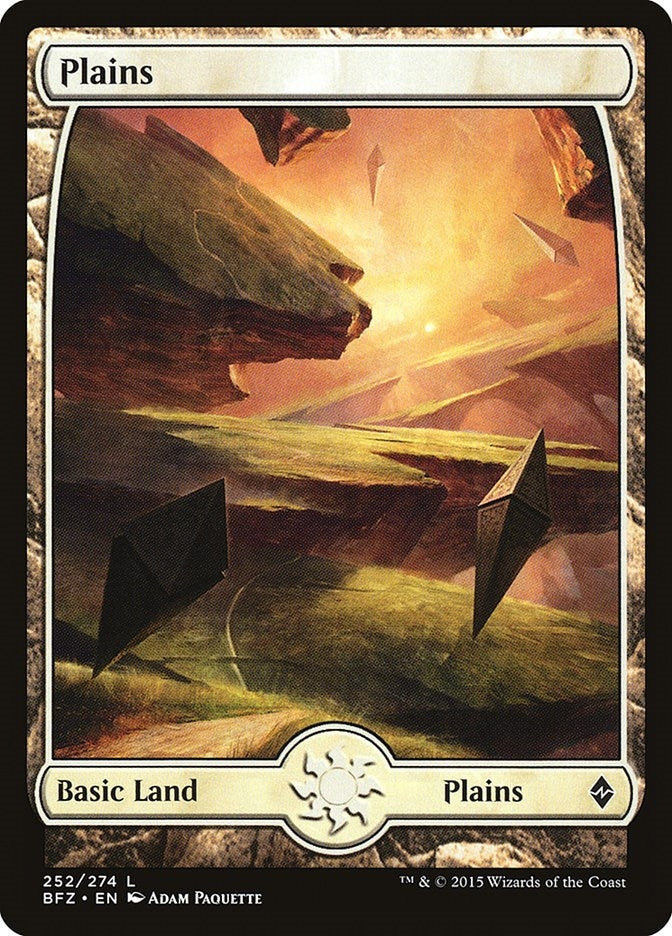 Image for Plains (252) - Full Art (252) [Battle for Zendikar] - Magic: The Gathering