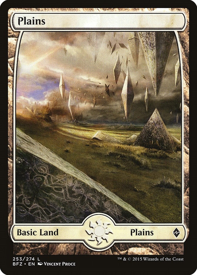 Image for Plains (253) - Full Art (253) [Battle for Zendikar] - Magic: The Gathering