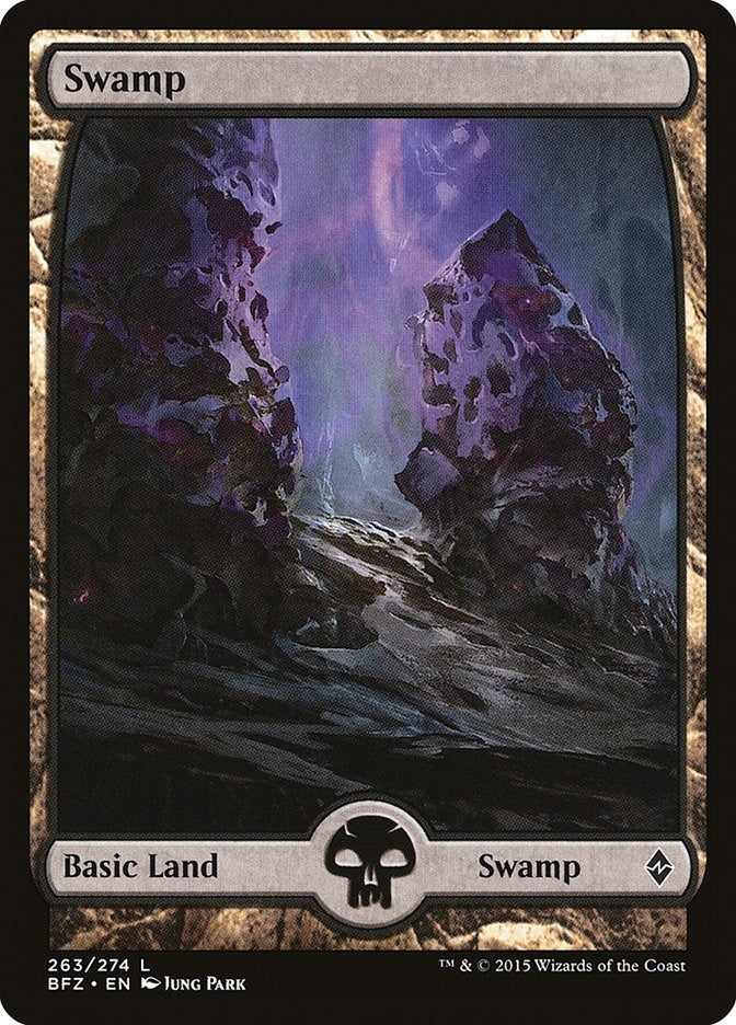 Image for Swamp (263) - Full Art (263) [Battle for Zendikar] - Magic: The Gathering