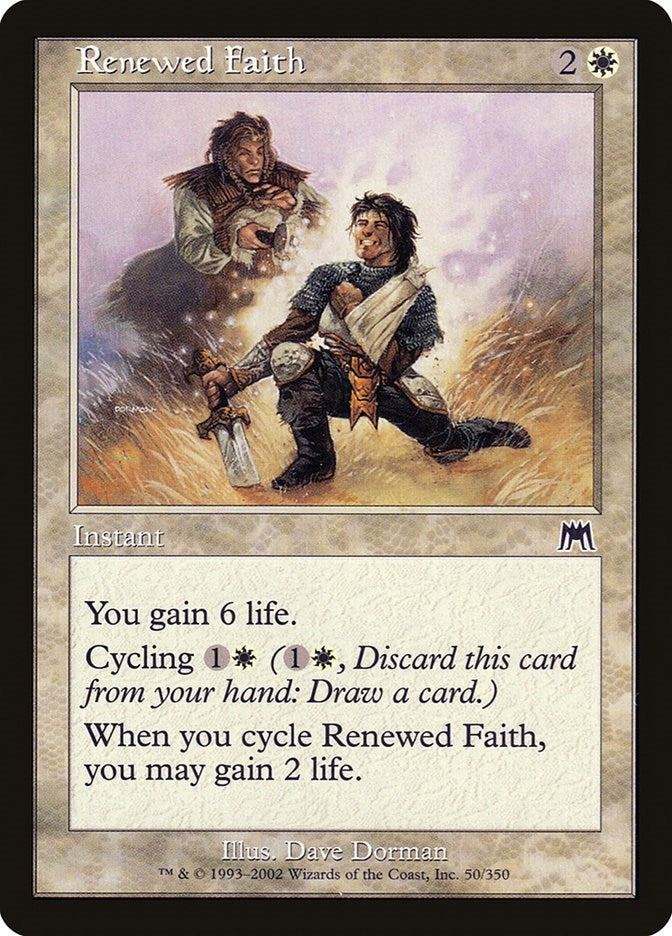 Image for Renewed Faith (50) [Onslaught] - Magic: The Gathering