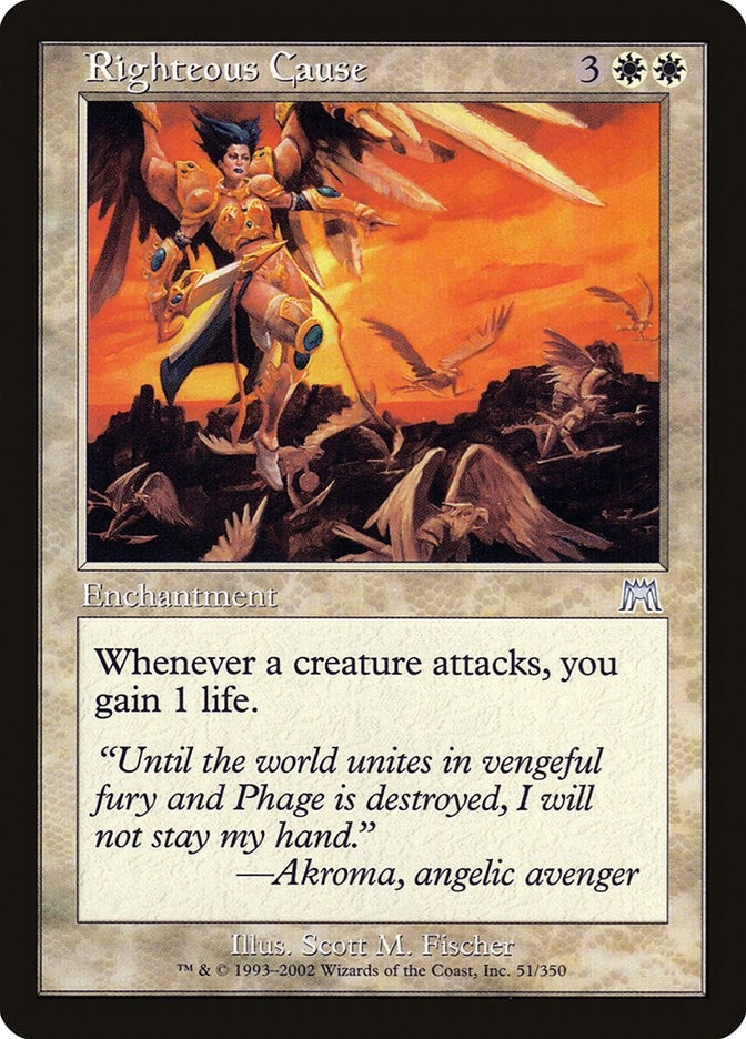 Image for Righteous Cause (51) [Onslaught] - Magic: The Gathering
