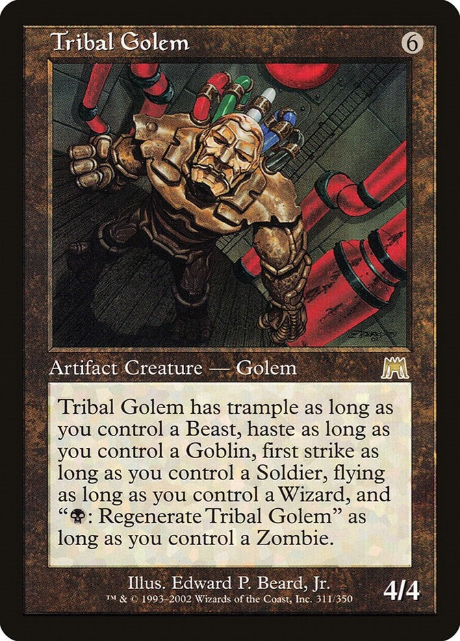Image for Tribal Golem (311) [Onslaught] - Magic: The Gathering