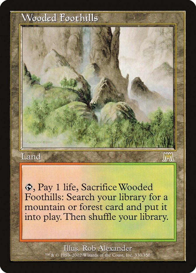 Image for Wooded Foothills (330) [Onslaught] - Magic: The Gathering