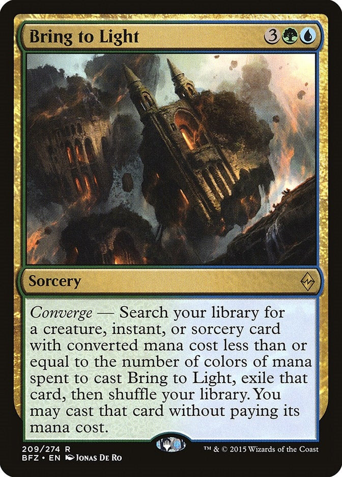 Image for Bring to Light (209) [Battle for Zendikar] - Magic: The Gathering