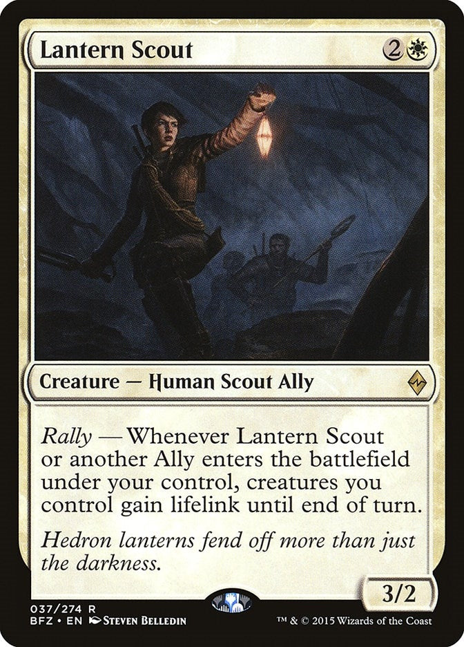 Image for Lantern Scout (37) [Battle for Zendikar] - Magic: The Gathering