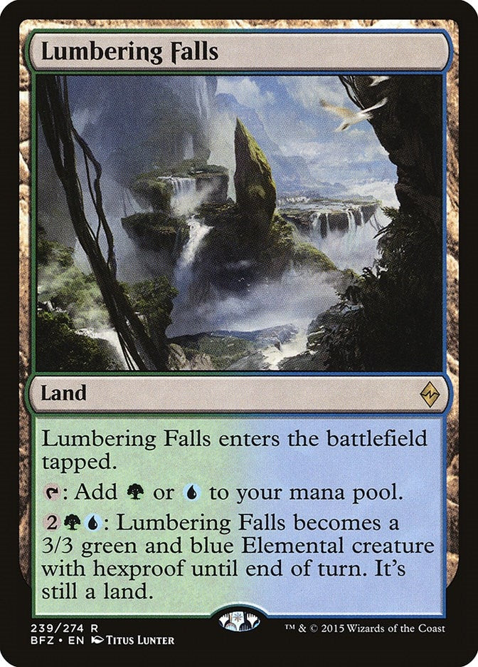 Image for Lumbering Falls (239) [Battle for Zendikar] - Magic: The Gathering