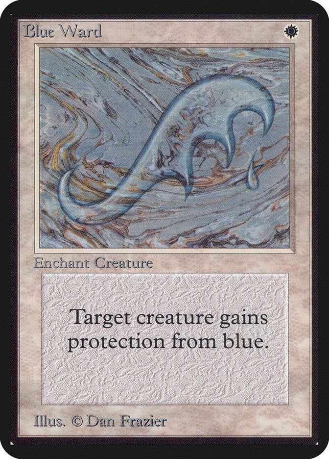 Image for Blue Ward [Alpha Edition] - Magic: The Gathering
