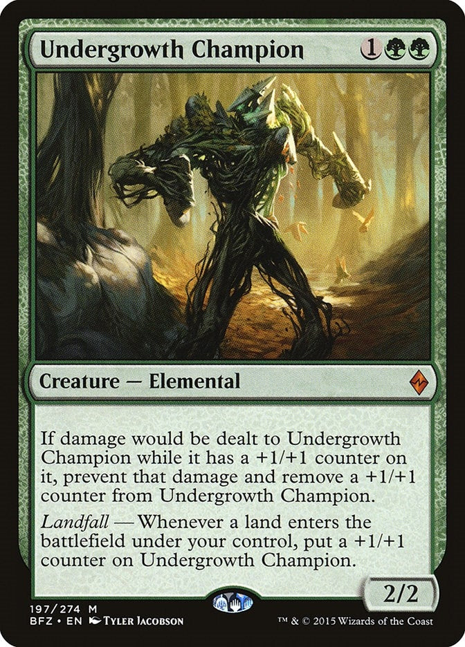 Image for Undergrowth Champion (197) [Battle for Zendikar] - Magic: The Gathering