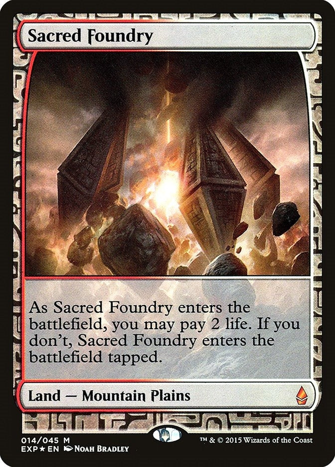 Image for Sacred Foundry (14) [Zendikar Expeditions] - Magic: The Gathering