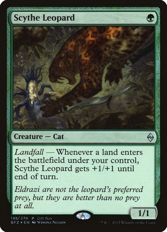 Image for Scythe Leopard (188) [Gift Boxes and Promos] - Magic: The Gathering