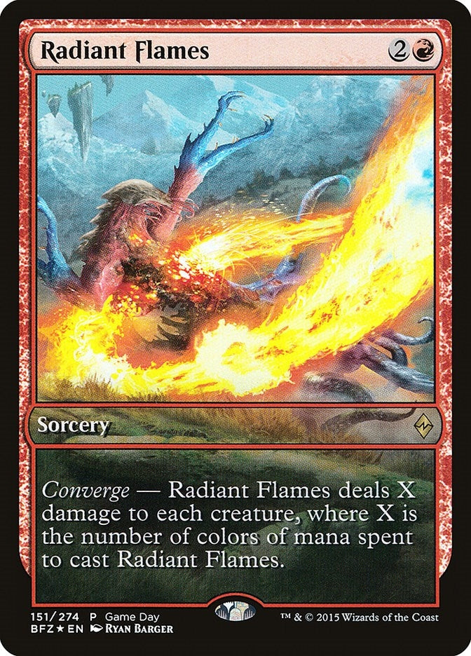 Image for Radiant Flames (151) [Game Day & Store Championship Promos] - Magic: The Gathering