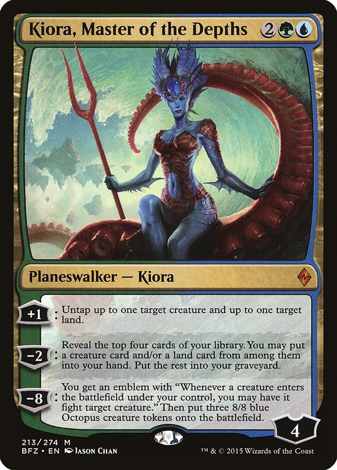 Image for Kiora, Master of the Depths (213) [Battle for Zendikar] - Magic: The Gathering