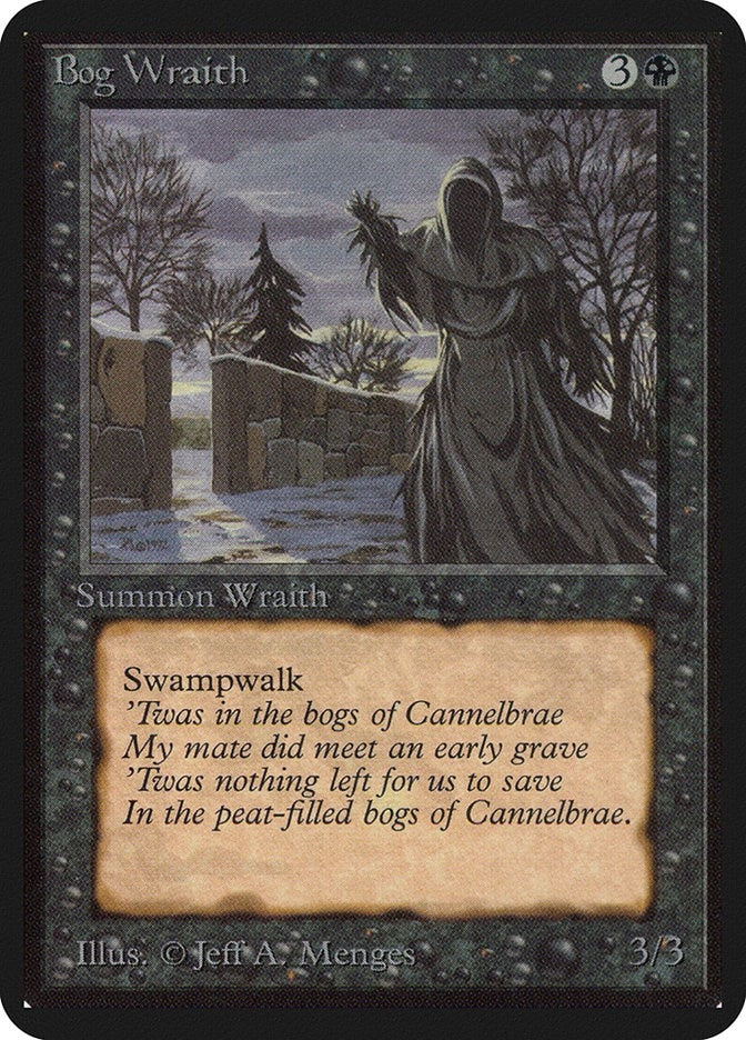 Image for Bog Wraith [Alpha Edition] - Magic: The Gathering