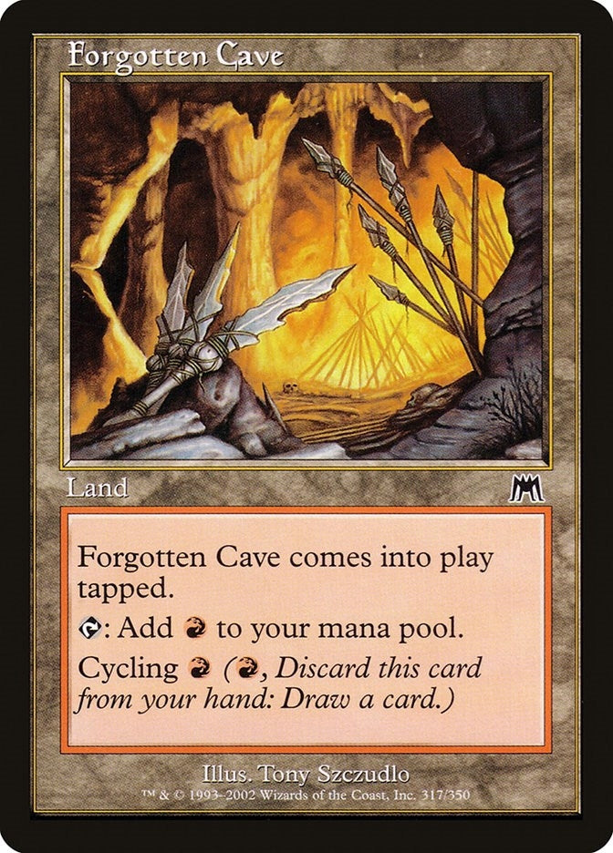 Image for Forgotten Cave (317) [Onslaught] - Magic: The Gathering