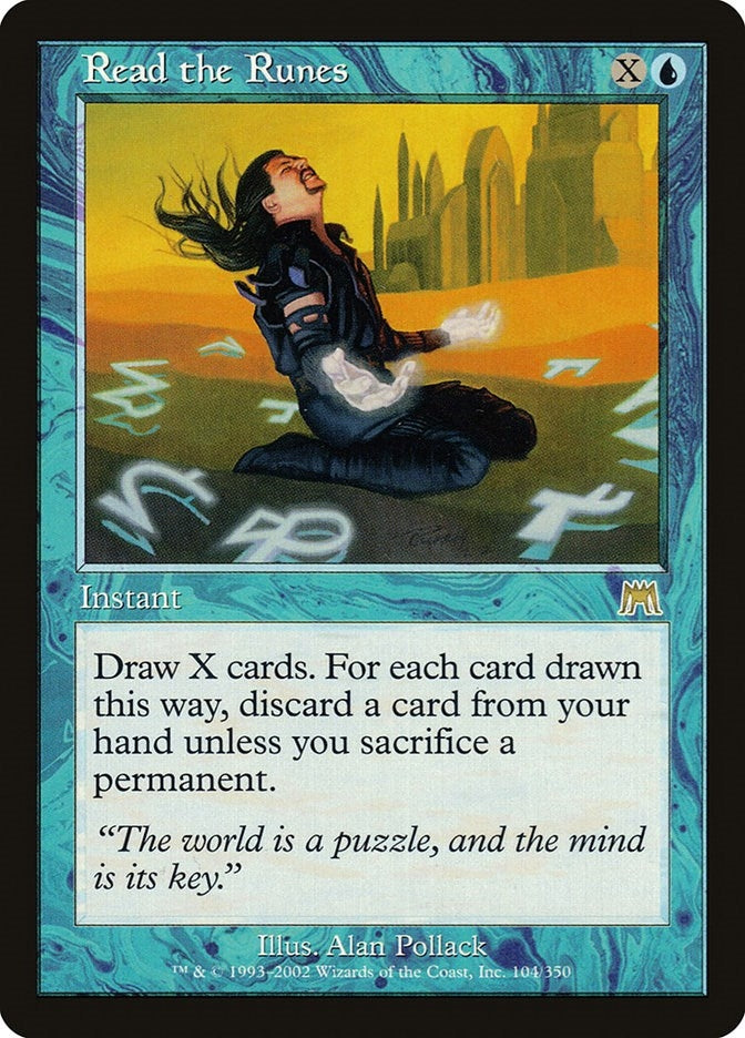 Image for Read the Runes (104) [Onslaught] - Magic: The Gathering