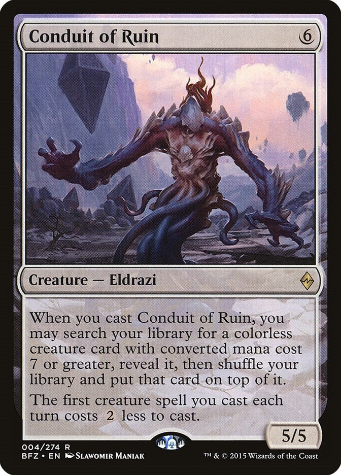 Image for Conduit of Ruin (4) [Battle for Zendikar] - Magic: The Gathering