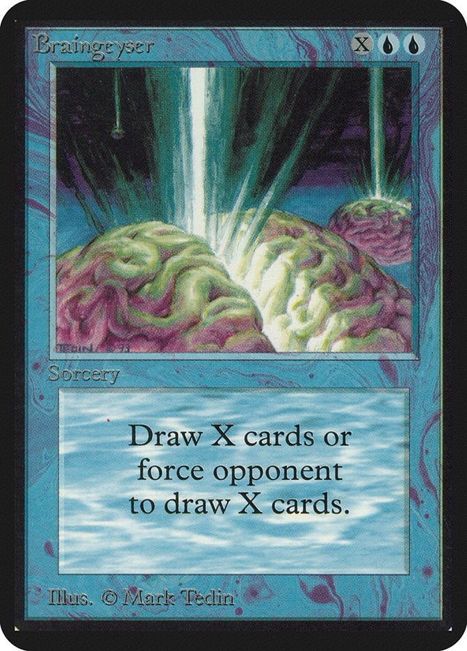 Image for Braingeyser [Alpha Edition] - Magic: The Gathering