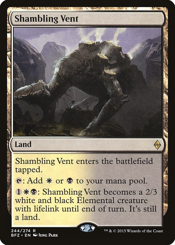 Image for Shambling Vent (244) [Battle for Zendikar] - Magic: The Gathering