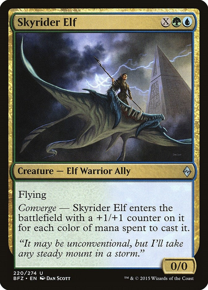 Image for Skyrider Elf (220) [Battle for Zendikar] - Magic: The Gathering