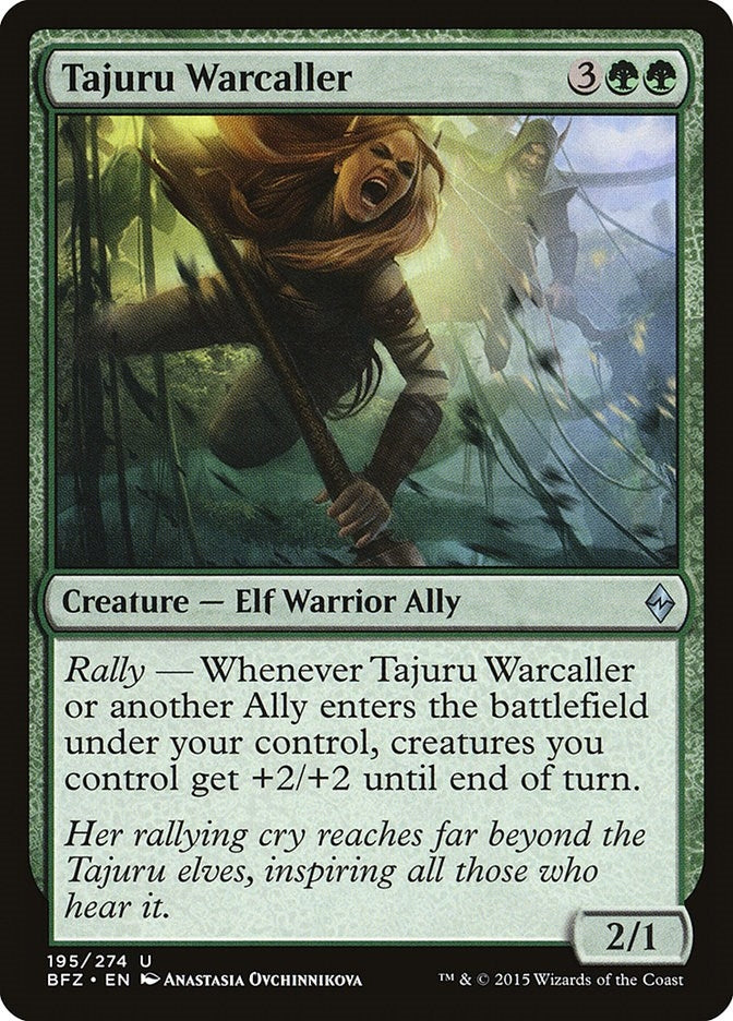 Image for Tajuru Warcaller (195) [Battle for Zendikar] - Magic: The Gathering