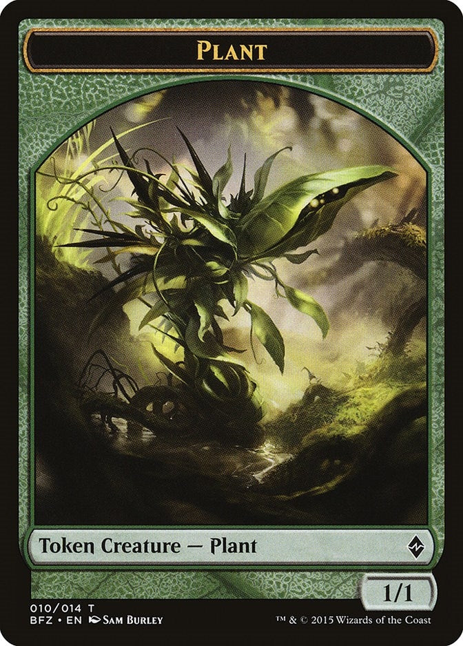 Image for Plant Token (10) [Battle for Zendikar] - Magic: The Gathering