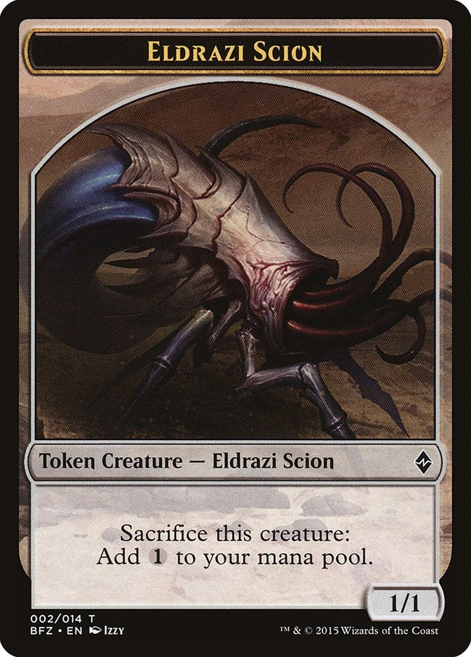 Image for Eldrazi Scion Token (002) (2) [Battle for Zendikar] - Magic: The Gathering