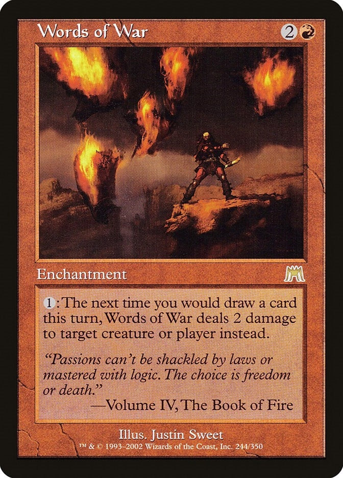 Image for Words of War (244) [Onslaught] - Magic: The Gathering