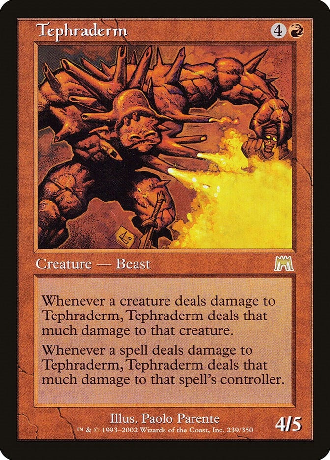 Image for Tephraderm (239) [Onslaught] - Magic: The Gathering