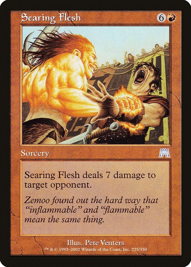Image for Searing Flesh (225) [Onslaught] - Magic: The Gathering