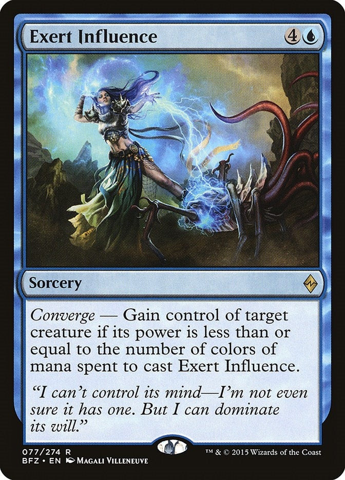 Image for Exert Influence (77) [Battle for Zendikar] - Magic: The Gathering