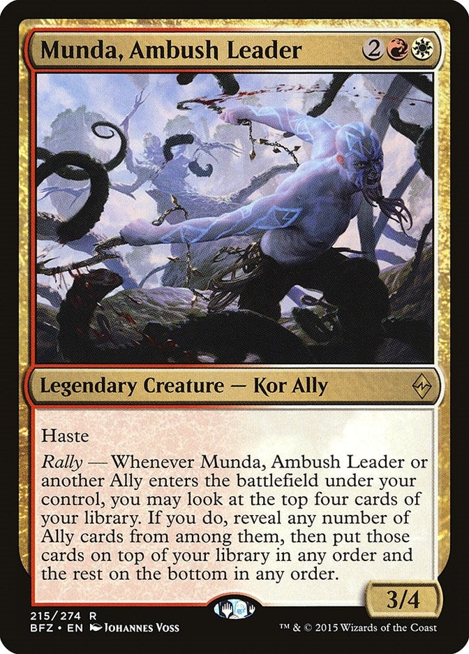 Image for Munda, Ambush Leader (215) [Battle for Zendikar] - Magic: The Gathering