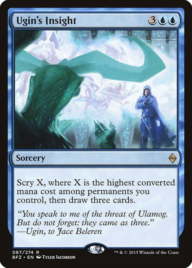 Image for Ugin's Insight (87) [Battle for Zendikar] - Magic: The Gathering