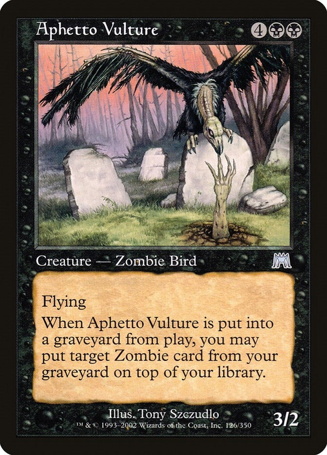 Image for Aphetto Vulture (126) [Onslaught] - Magic: The Gathering
