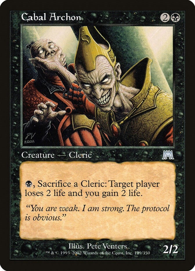 Image for Cabal Archon (129) [Onslaught] - Magic: The Gathering