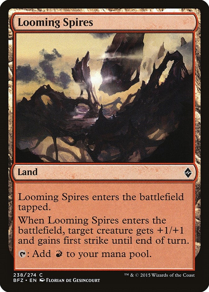 Image for Looming Spires (238) [Battle for Zendikar] - Magic: The Gathering