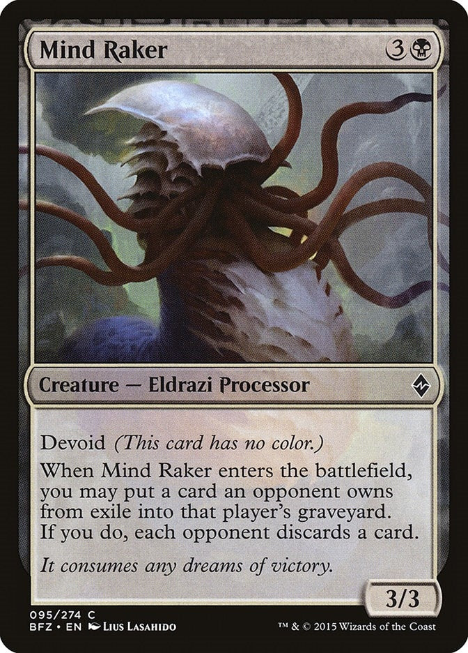 Image for Mind Raker (95) [Battle for Zendikar] - Magic: The Gathering