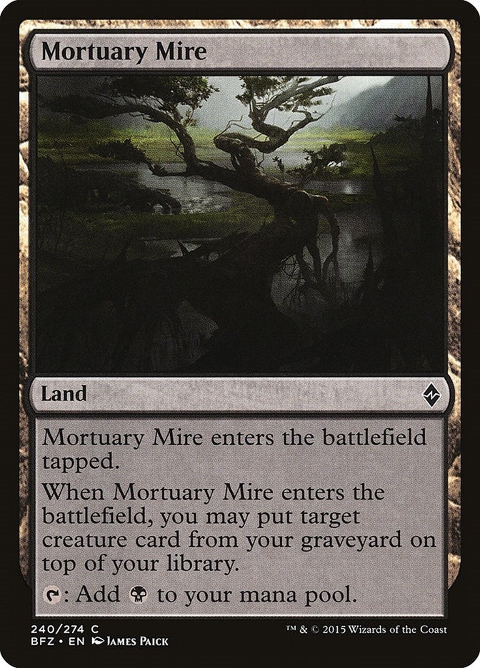 Image for Mortuary Mire (240) [Battle for Zendikar] - Magic: The Gathering