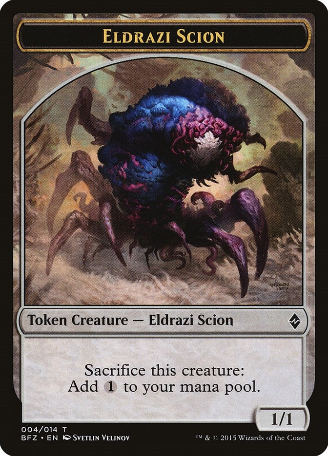 Image for Eldrazi Scion Token (004) (4) [Battle for Zendikar] - Magic: The Gathering