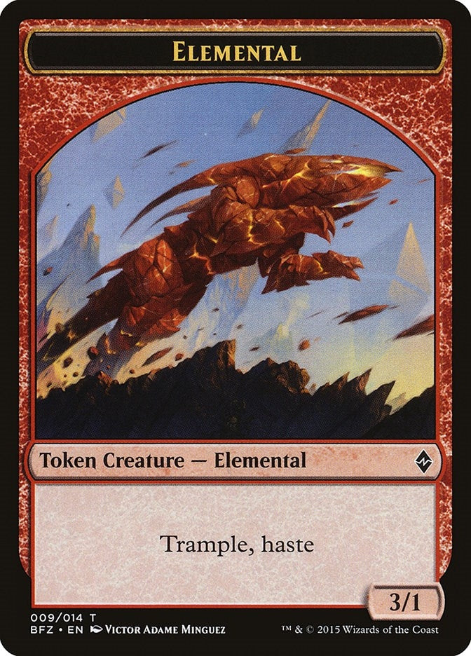 Image for Elemental Token (009) (9) [Battle for Zendikar] - Magic: The Gathering