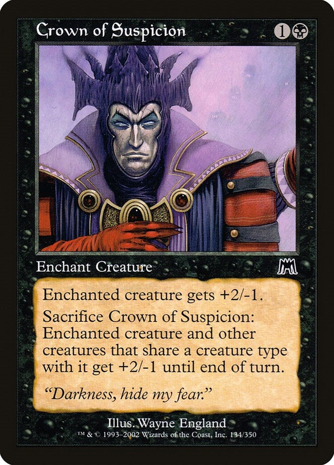 Image for Crown of Suspicion (134) [Onslaught] - Magic: The Gathering