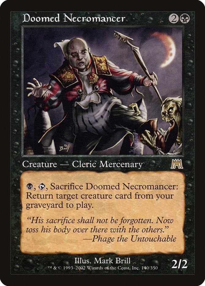 Image for Doomed Necromancer (140) [Onslaught] - Magic: The Gathering