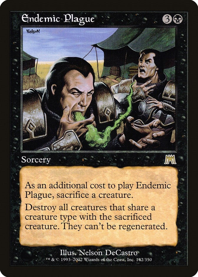 Image for Endemic Plague (142) [Onslaught] - Magic: The Gathering