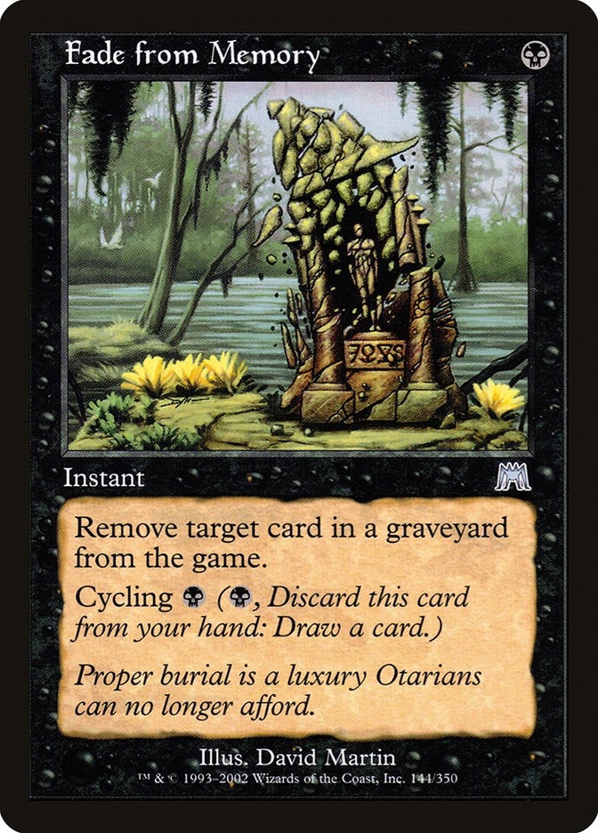 Image for Fade from Memory (144) [Onslaught] - Magic: The Gathering