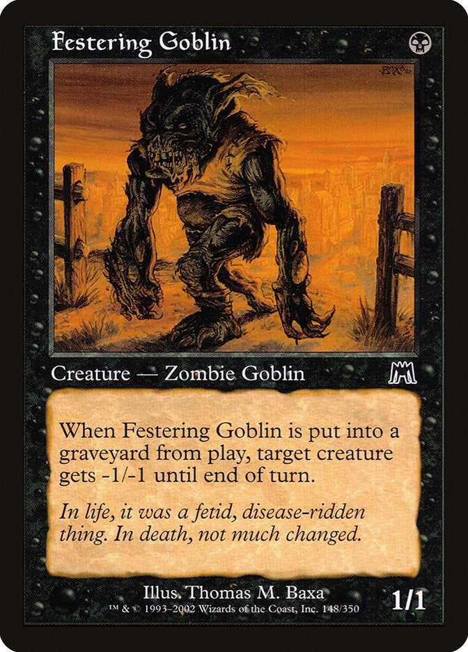 Image for Festering Goblin (148) [Onslaught] - Magic: The Gathering