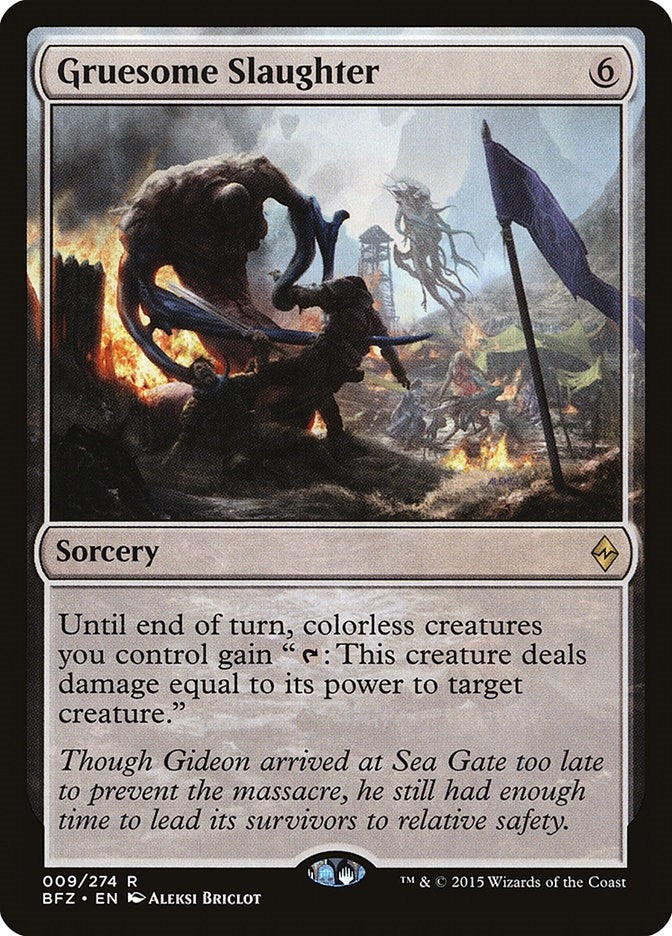 Image for Gruesome Slaughter (9) [Battle for Zendikar] - Magic: The Gathering