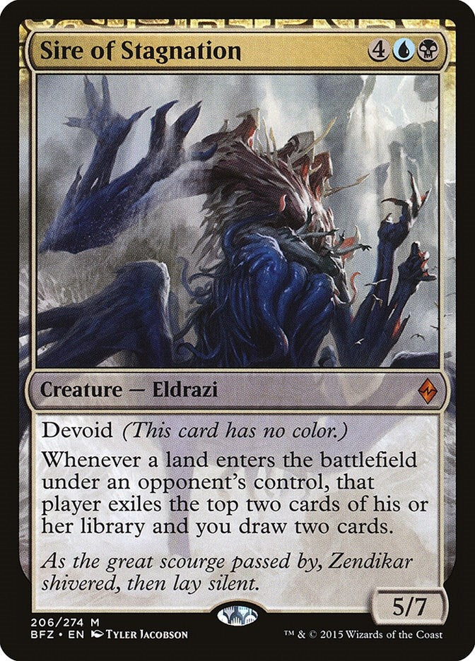 Image for Sire of Stagnation (206) [Battle for Zendikar] - Magic: The Gathering