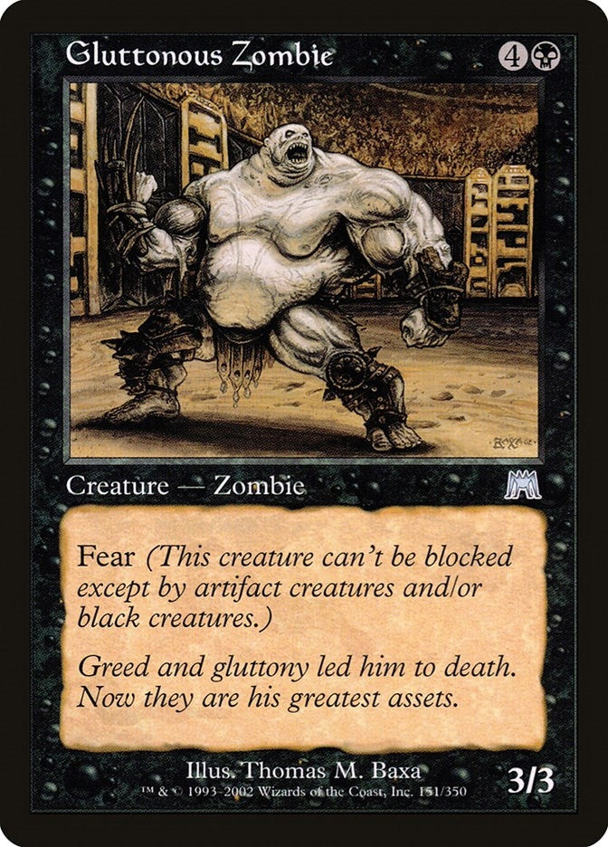 Image for Gluttonous Zombie (151) [Onslaught] - Magic: The Gathering