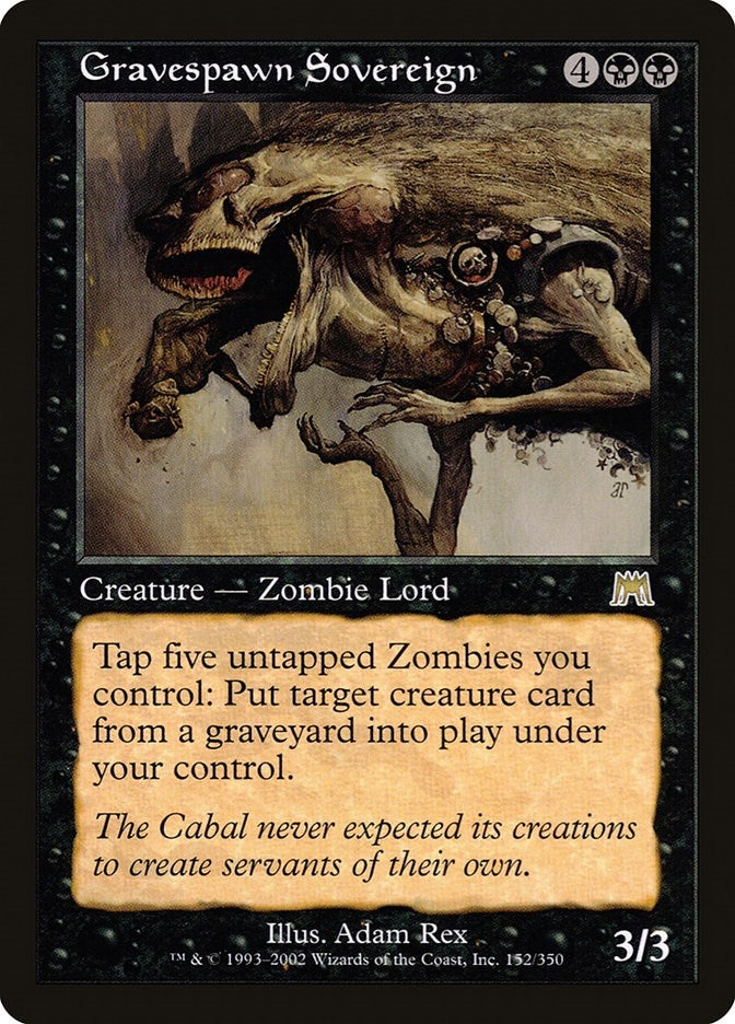 Image for Gravespawn Sovereign (152) [Onslaught] - Magic: The Gathering