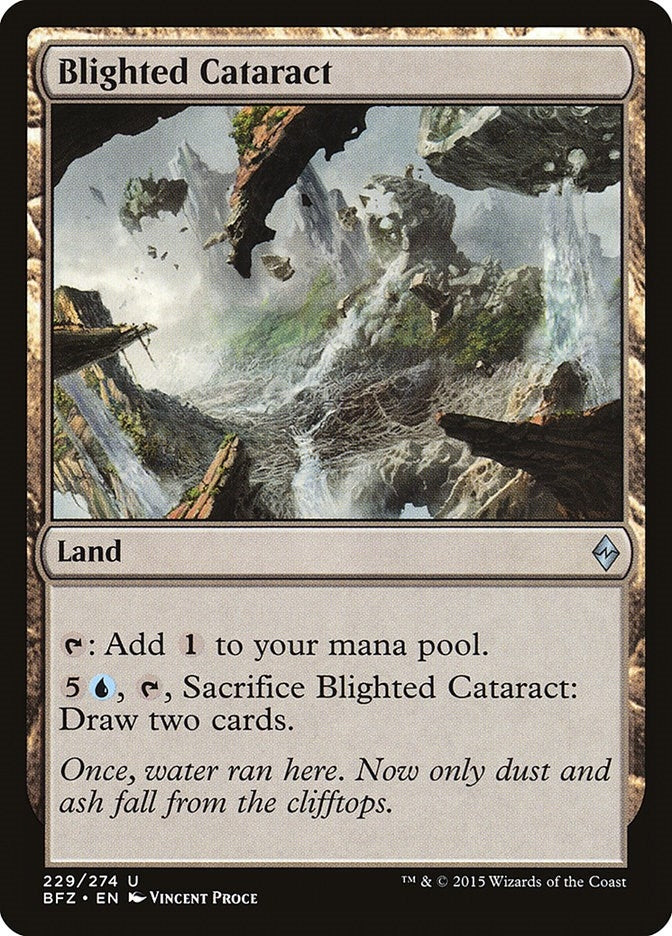 Image for Blighted Cataract (229) [Battle for Zendikar] - Magic: The Gathering